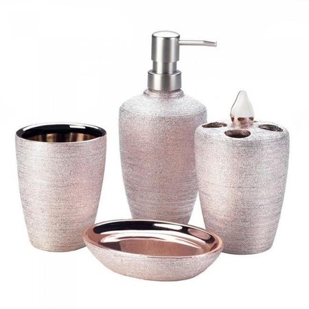 ACCENT PLUS Accent Plus 10018332 Rose Gold Shimmering Bath Set 10018332